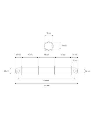 Binder 292/16 mm 4r 1 st.