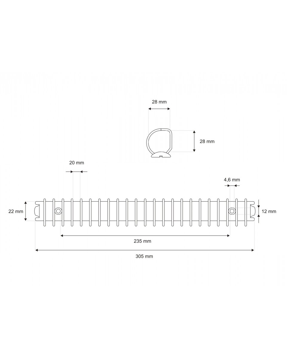 Binder 305/29 mm 23D 1 st.
