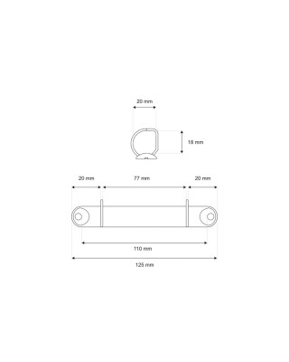 BINDER 125/20 MM 2D 1 ST.