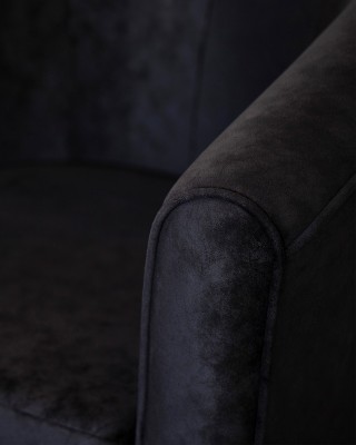 Upholstery Fabric Microfiber (580) Black