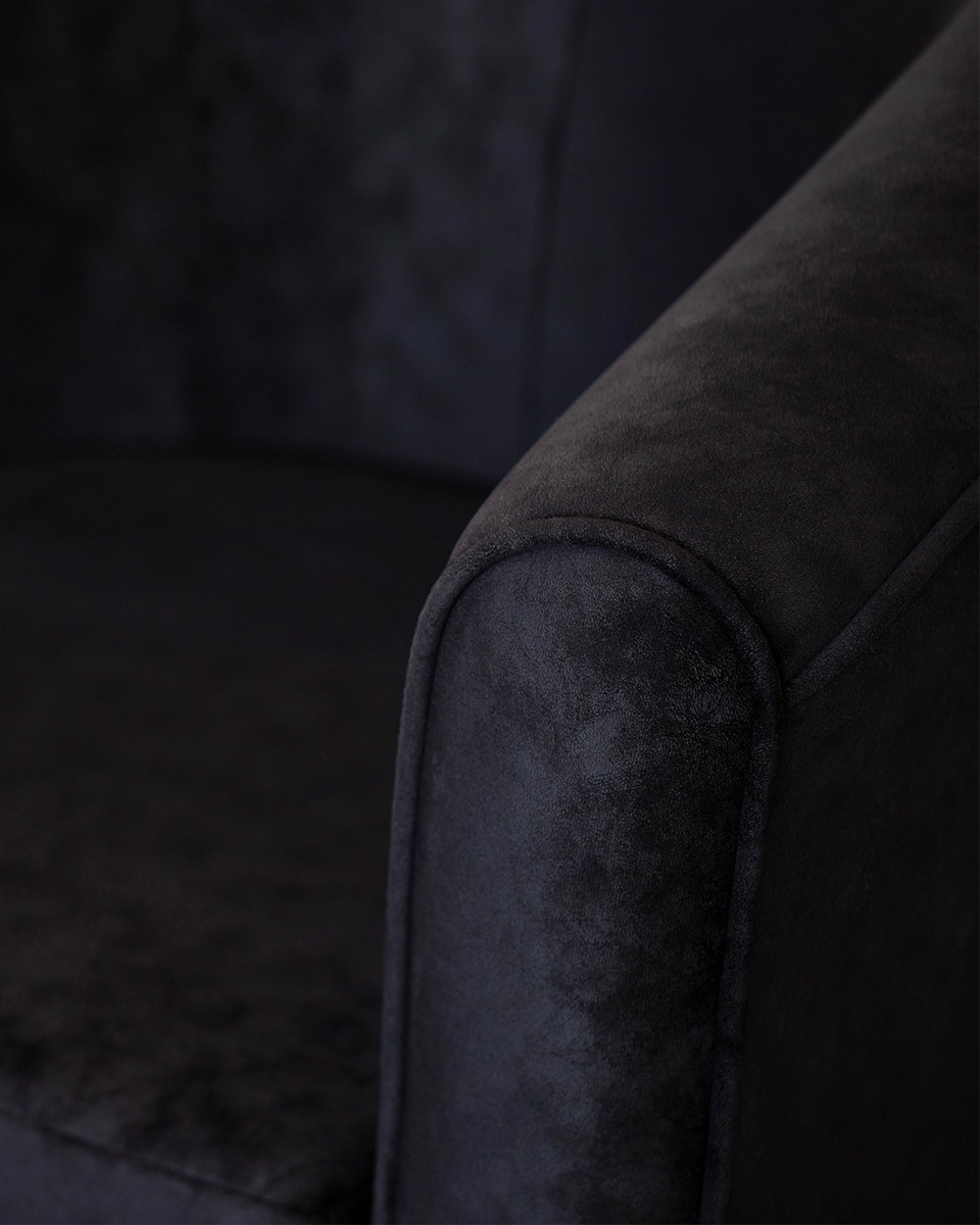 Upholstery Fabric Microfiber (580) Black