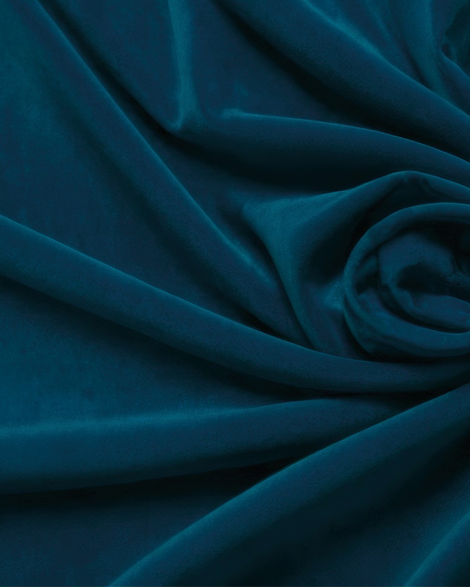 Velourstoff (058) Marineblau