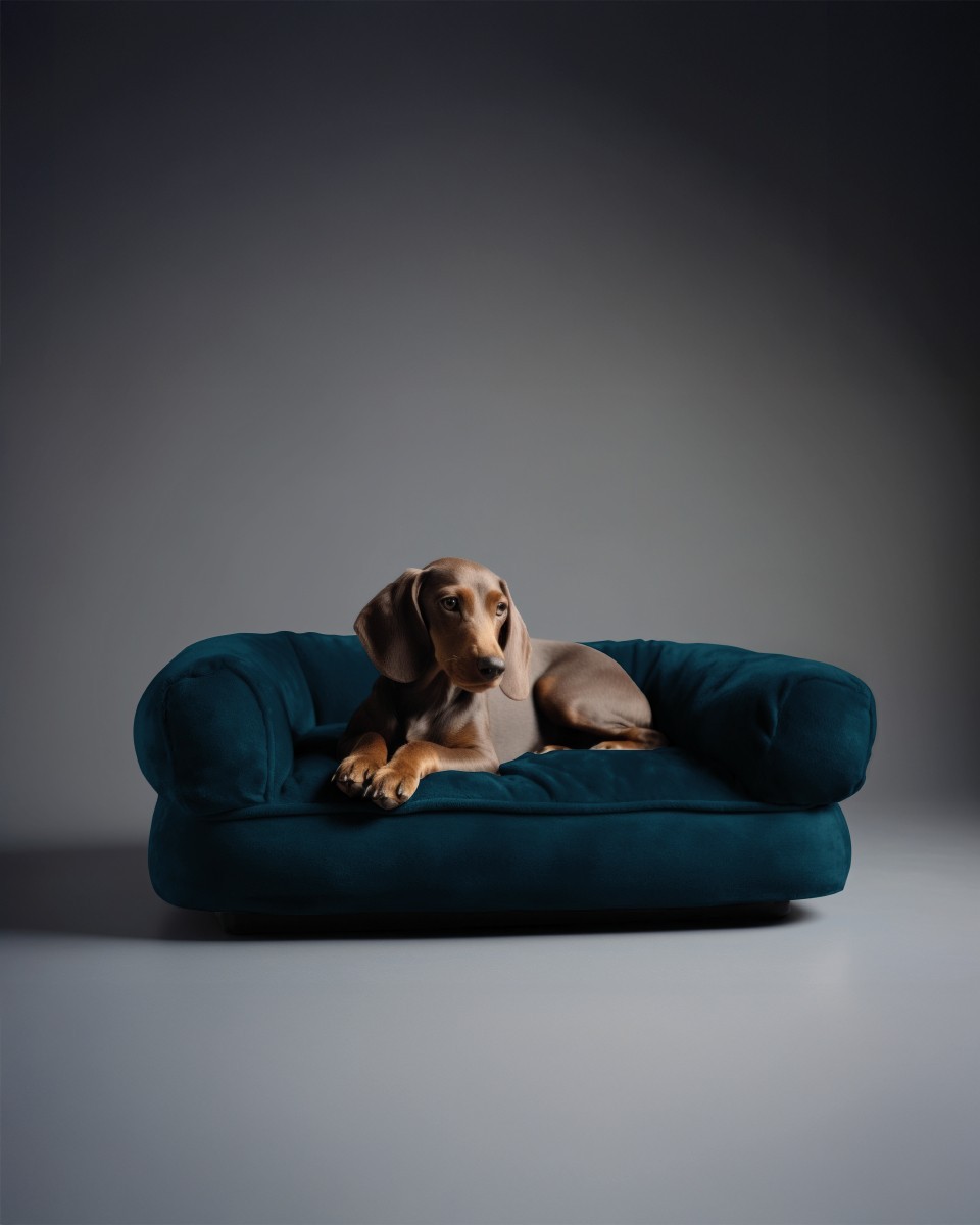Velourstoff (058) Marineblau