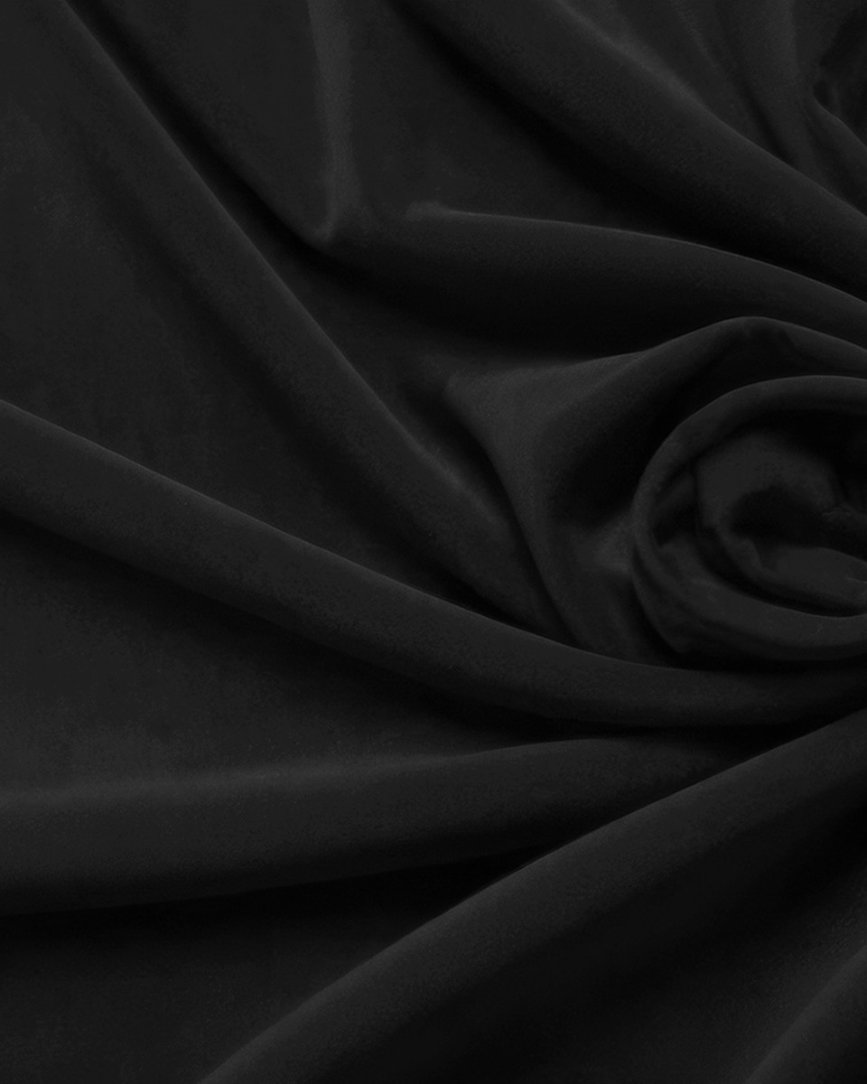 Velour fabric (580) black