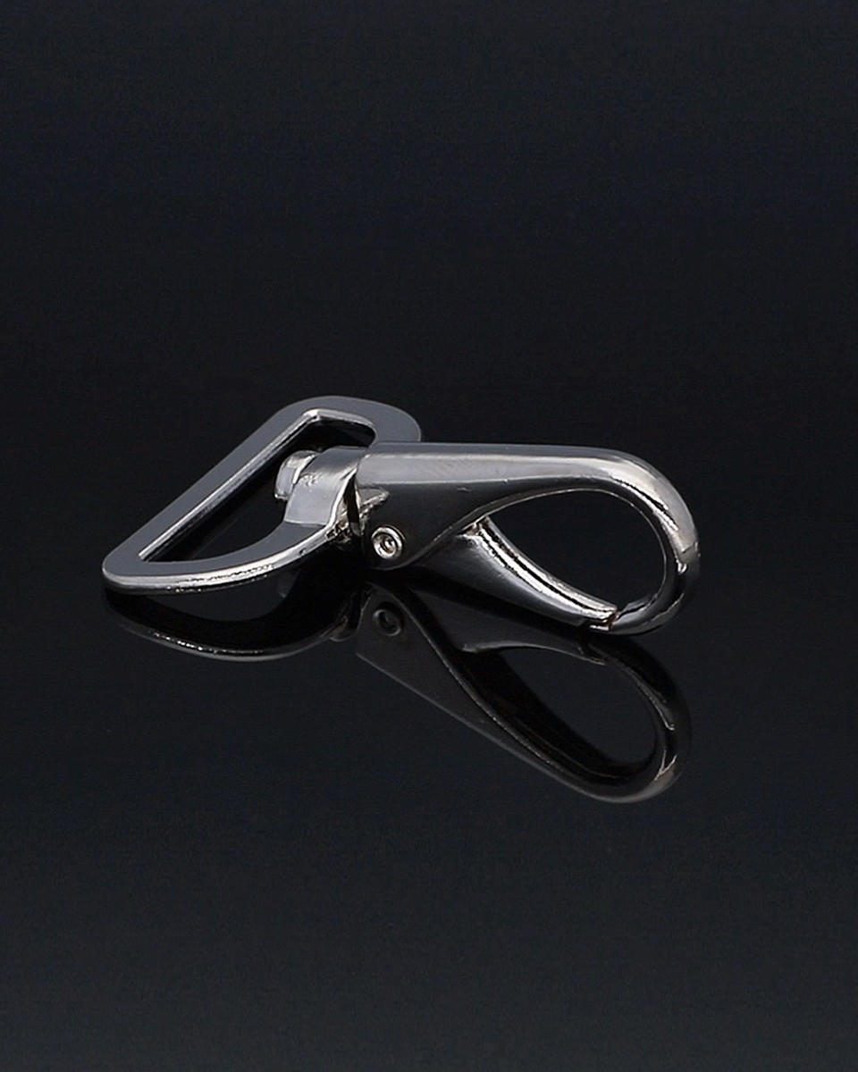 Karabińczyk metalowy 32 mm gz0175 nikiel połysk
