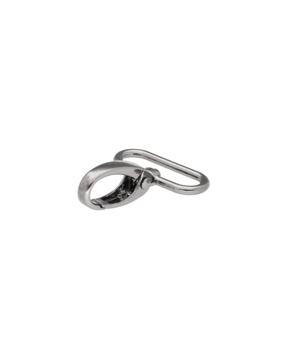 KARABINERHAKEN  0037  32  MM SCHWARZNICKEL       1  ST.