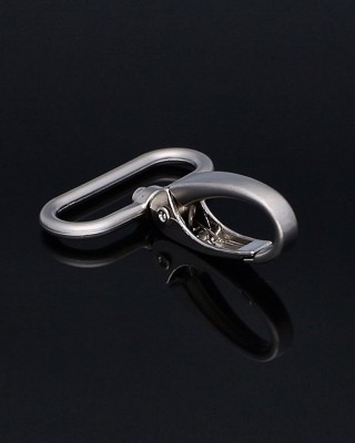METAL SNAP HOOK 0037 32 MM NICKEL  MATT 1  PCS