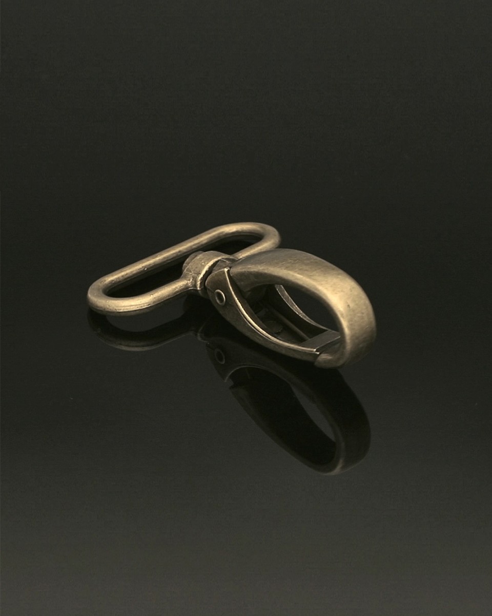 METAL SNAP  HOOK 0037 32  MM OLD GOLD 1  PCS