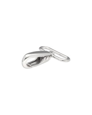METAL SNAP HOOK 38 MM NICKEL 1 PCS