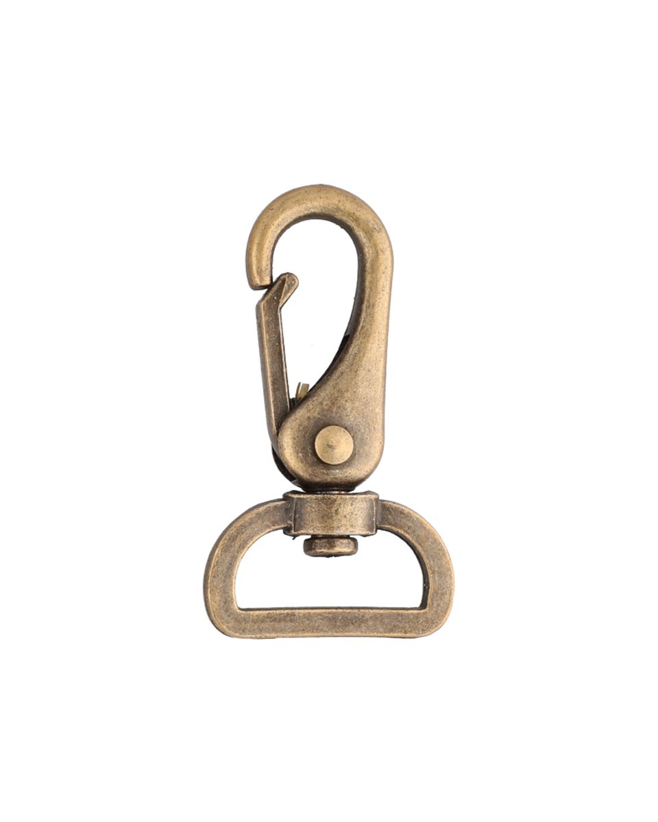 METAL  SNAP HOOK RF-175 26 MM ERYK OLD GOLD 1 PCS