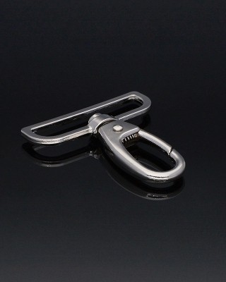 METAL SNAP HOOK 50 MM NICKEL 1 PCS