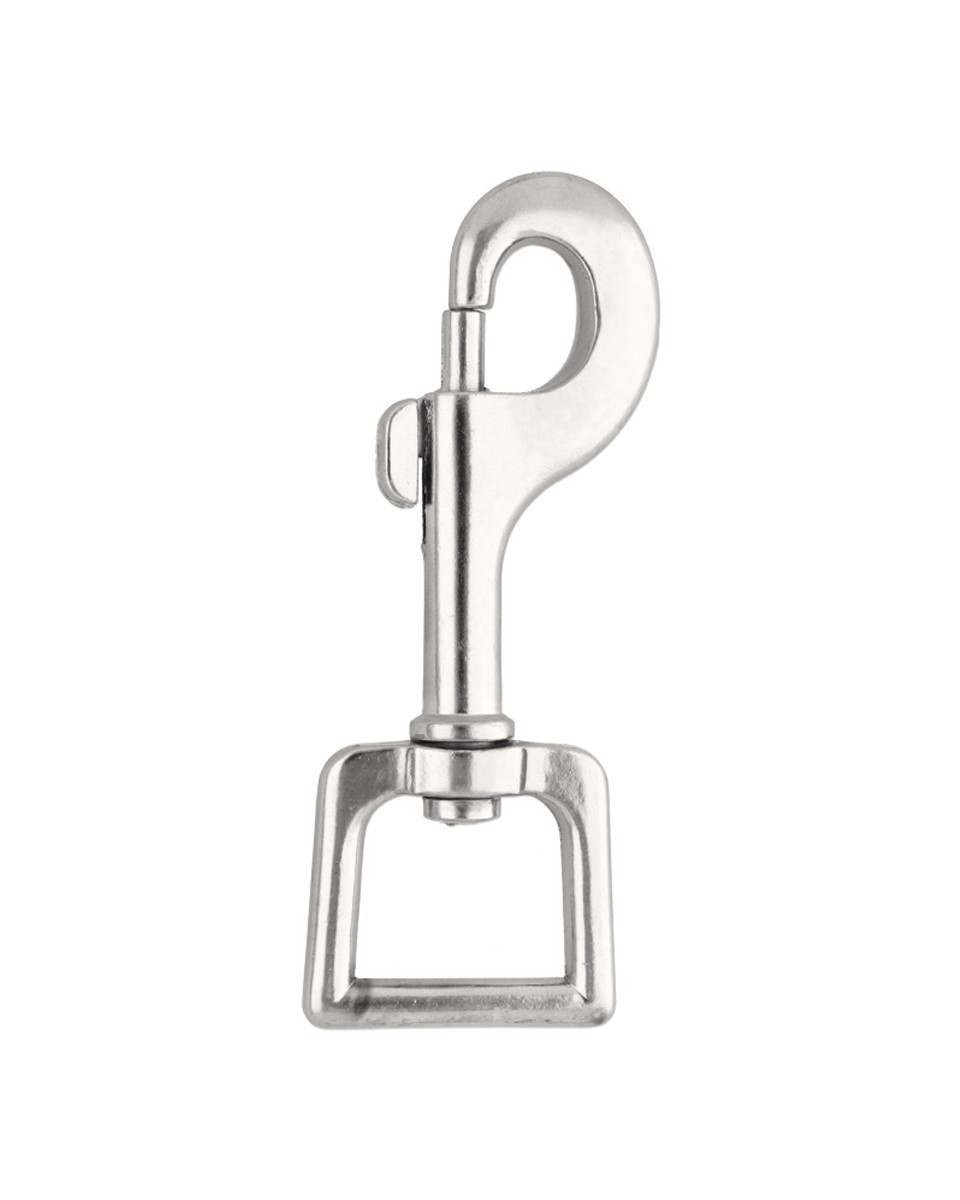 METAL SNAP HOOK 26 MM  BENJAMIN NICKEL 1 PCS