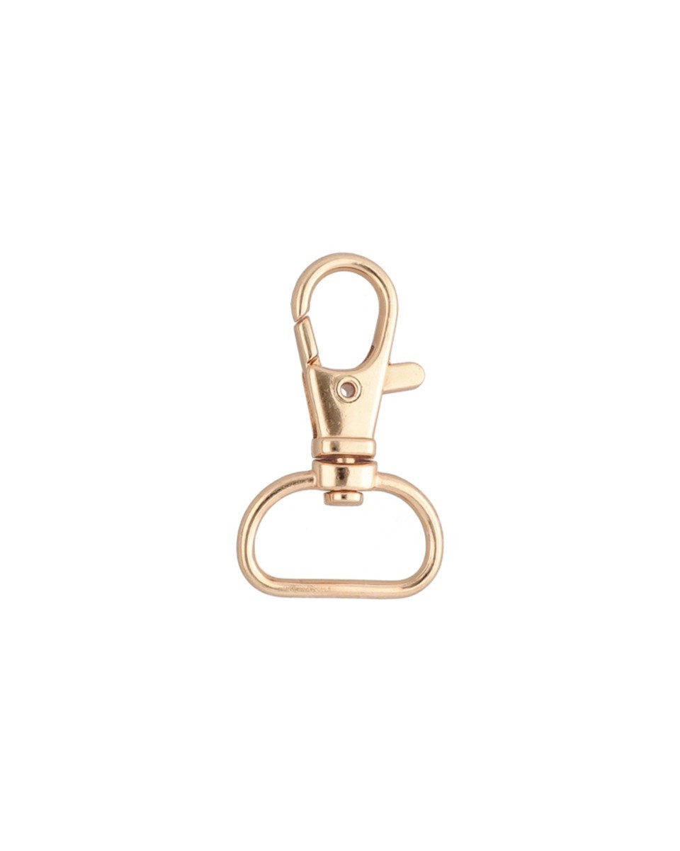 METAL  SNAP HOOK 20 MM GOLD 100 PCS