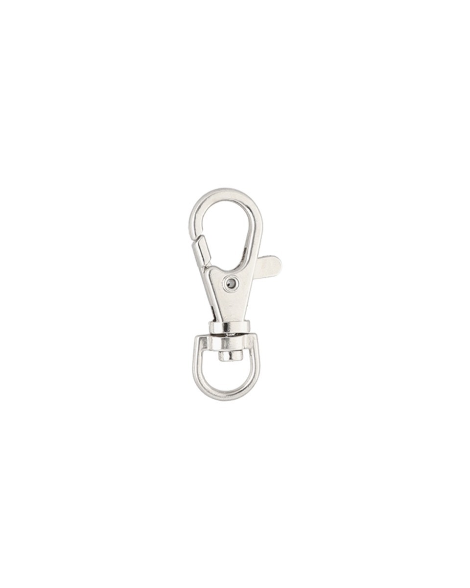 KARABINERHAKEN&nbsp9 MM NICKEL 100      ST.