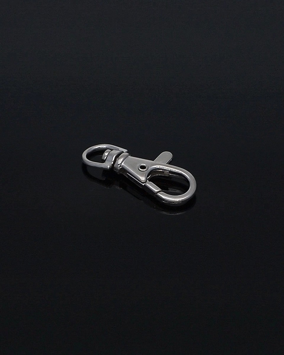 KARABINERHAKEN&nbsp9 MM NICKEL 100      ST.