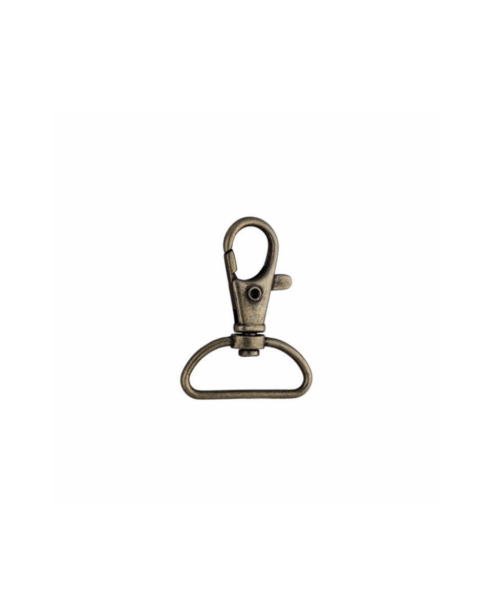 KARABINERHAKEN&nbsp25 MM ALTGOLD 100 ST.
