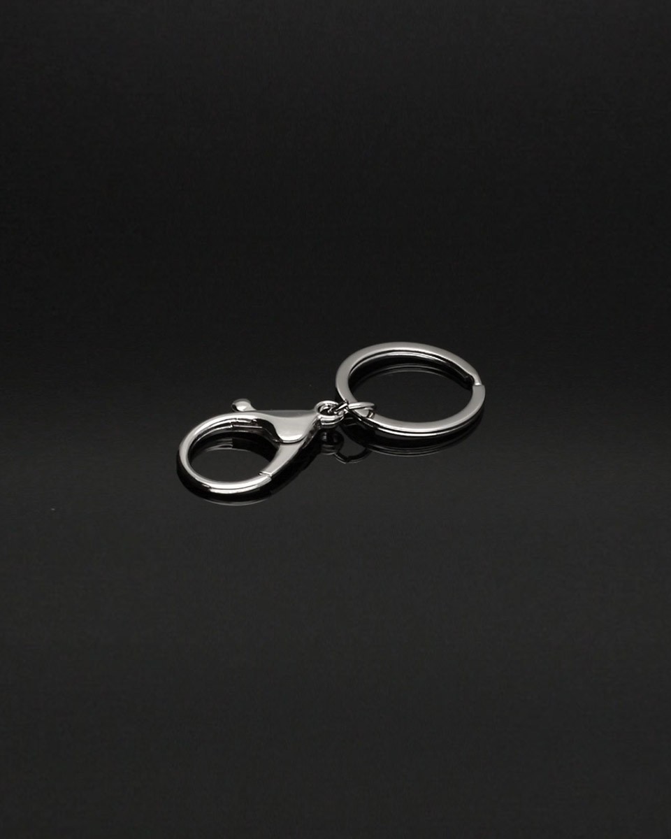 Zawieszka (brelok) metalowa do torebki 325-102 - nikiel
