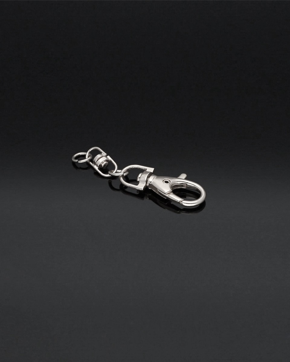 Zawieszka (brelok) metalowa do torebki 325-106 - nikiel