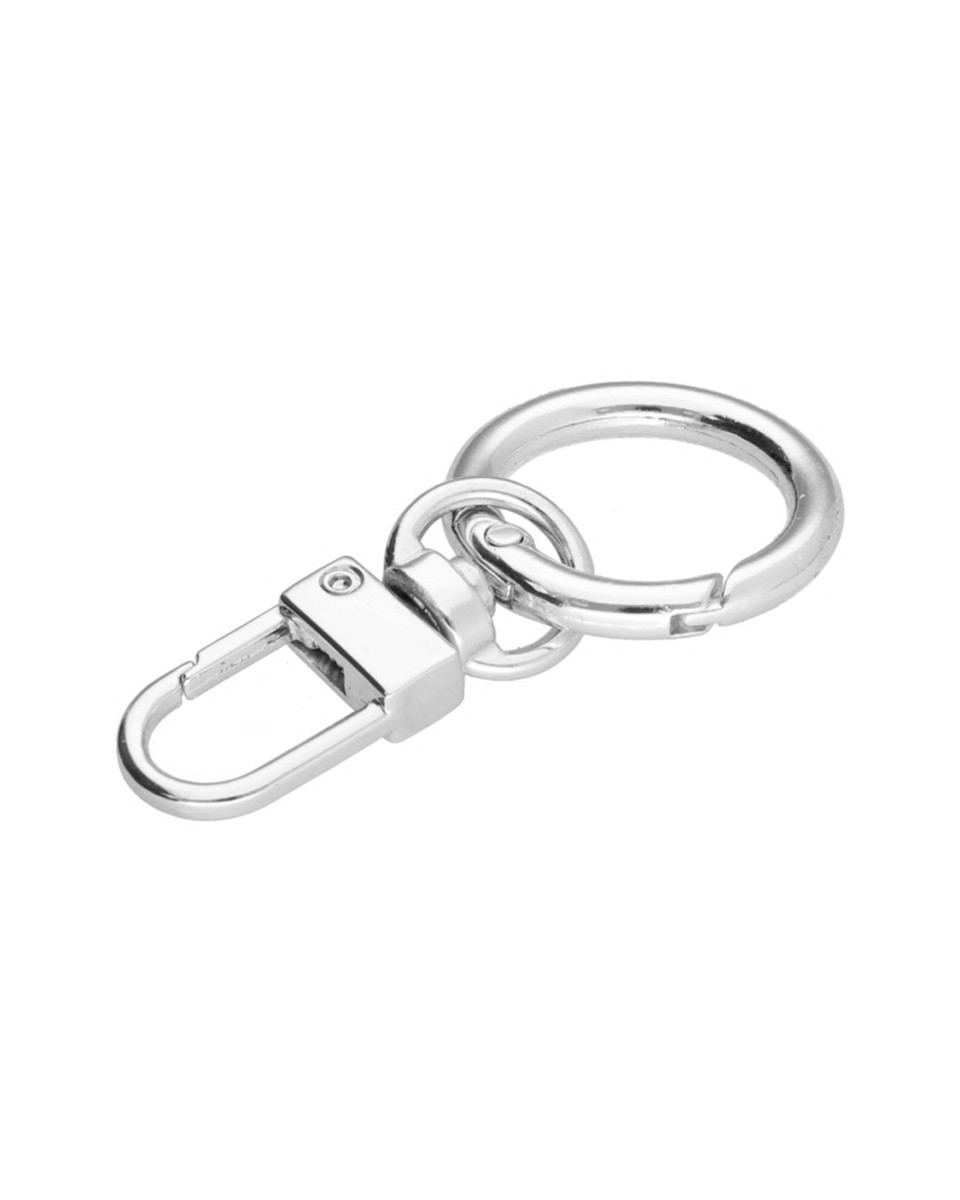 Zawieszka (brelok) metalowa do torebki 411-372 nikiel