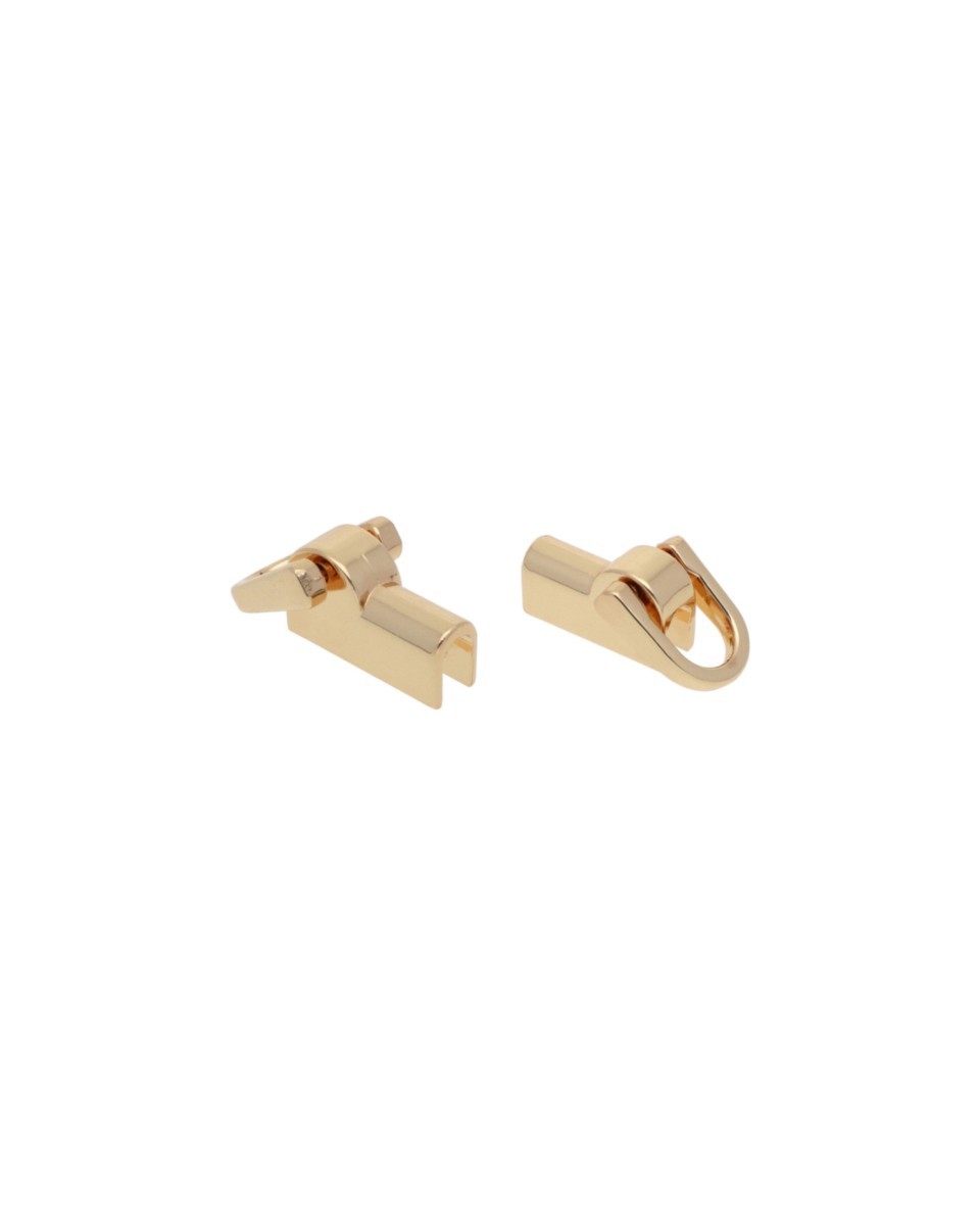 Metal handle 11 mm light gold 10 sets
