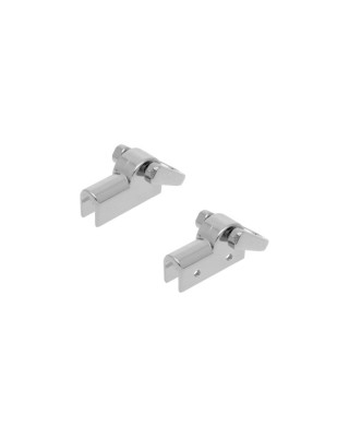 10 kompletów uchwytów metalowych 11 mm nikiel połysk