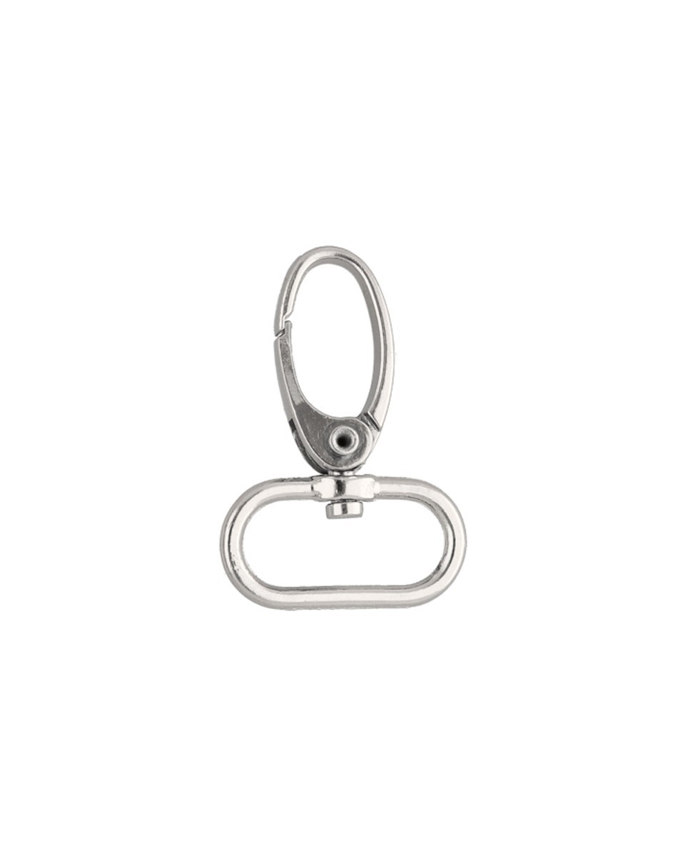 KARABINERHAKEN RF-850 25 MM  NICKEL    100 ST.