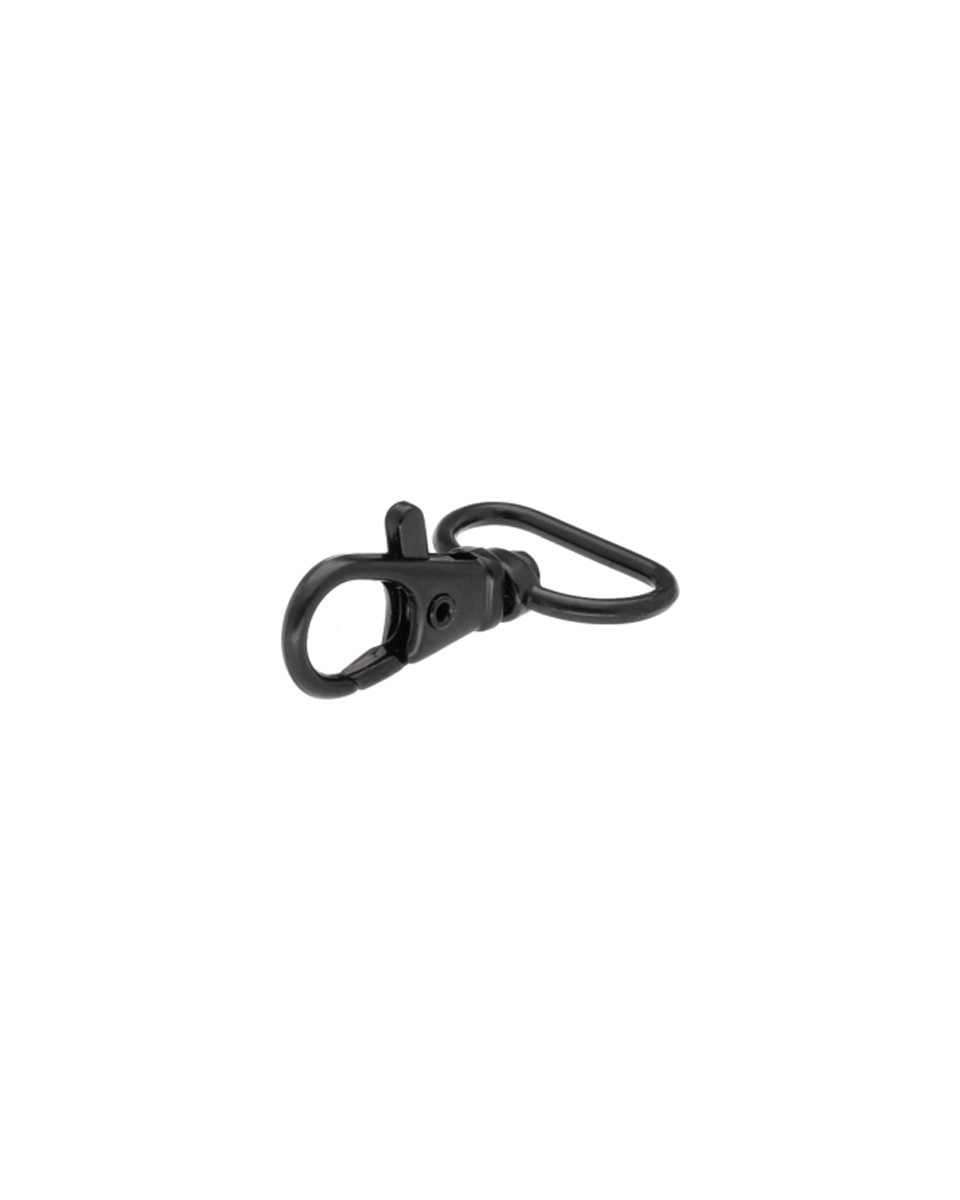 METAL  SNAP HOOK 20 MM BLACK MATT