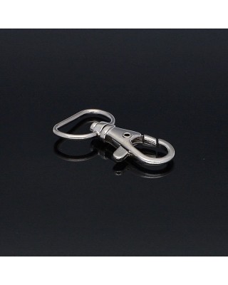KARABINERHAKEN 20 MM NICKEL