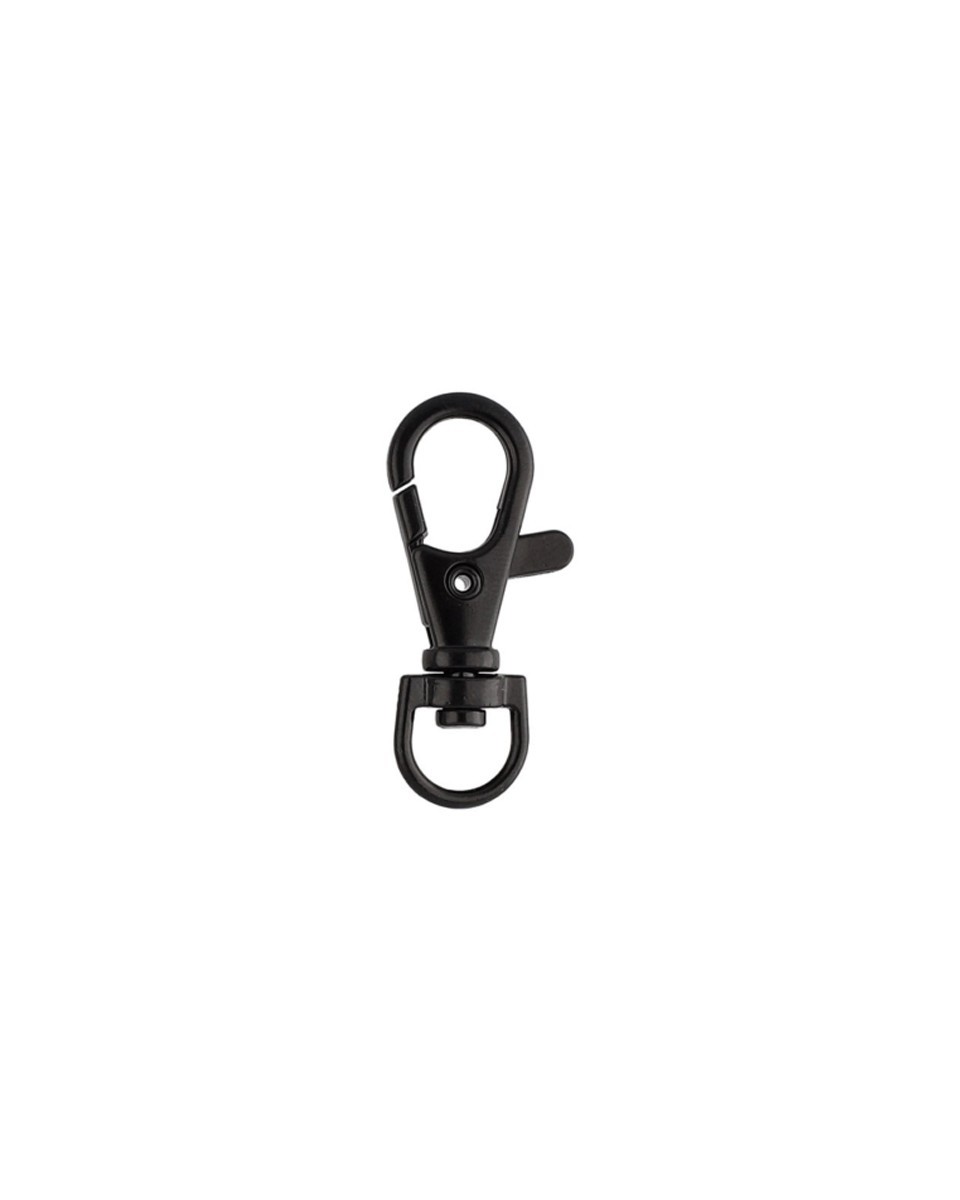 METAL  SNAP HOOK&nbsp9 MM BLACK MATT 100 PCS