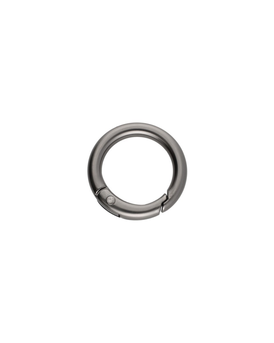 KOVOVÉ  KOLEČKO 20/4&nbsp MM ŠEKL ČERNÝ  NIKL  DRÁT&nbsp