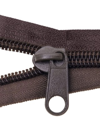 JEZDEC KE SPIRÁLOVÝM ZIPŮM 10 NON LOCK (141)&nbspTMAVĚ HNĚDÝ