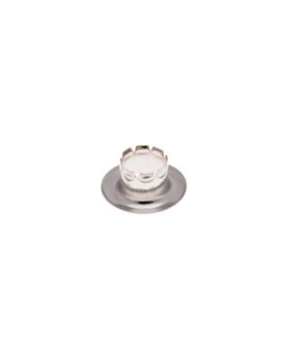 Oczko metalowe pojedyńcze  5/10/4 mm nikiel