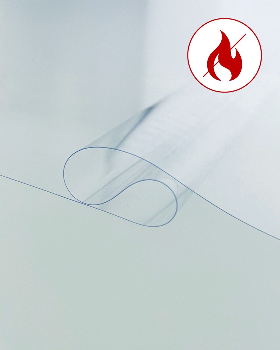 Technical transparent PVC film 0.10 mm