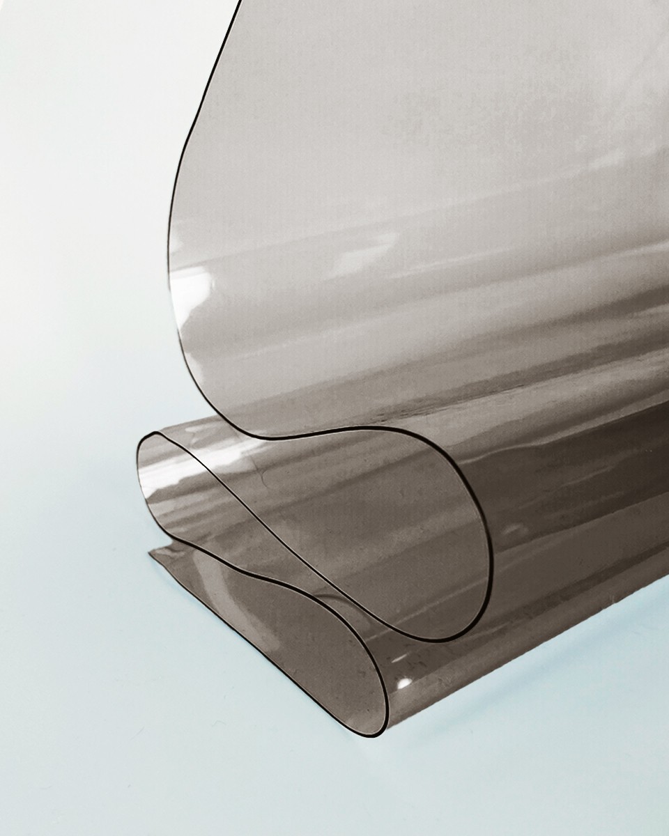 Technische transparente PVC-Folie Braun 0,50 mm