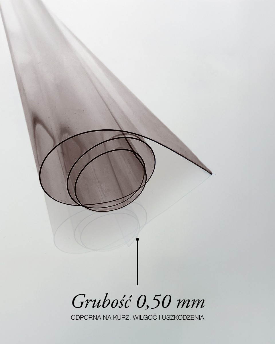 Technical transparent brown PVC film 0.50 mm Technical transparent brown PVC film 0.50 mm
