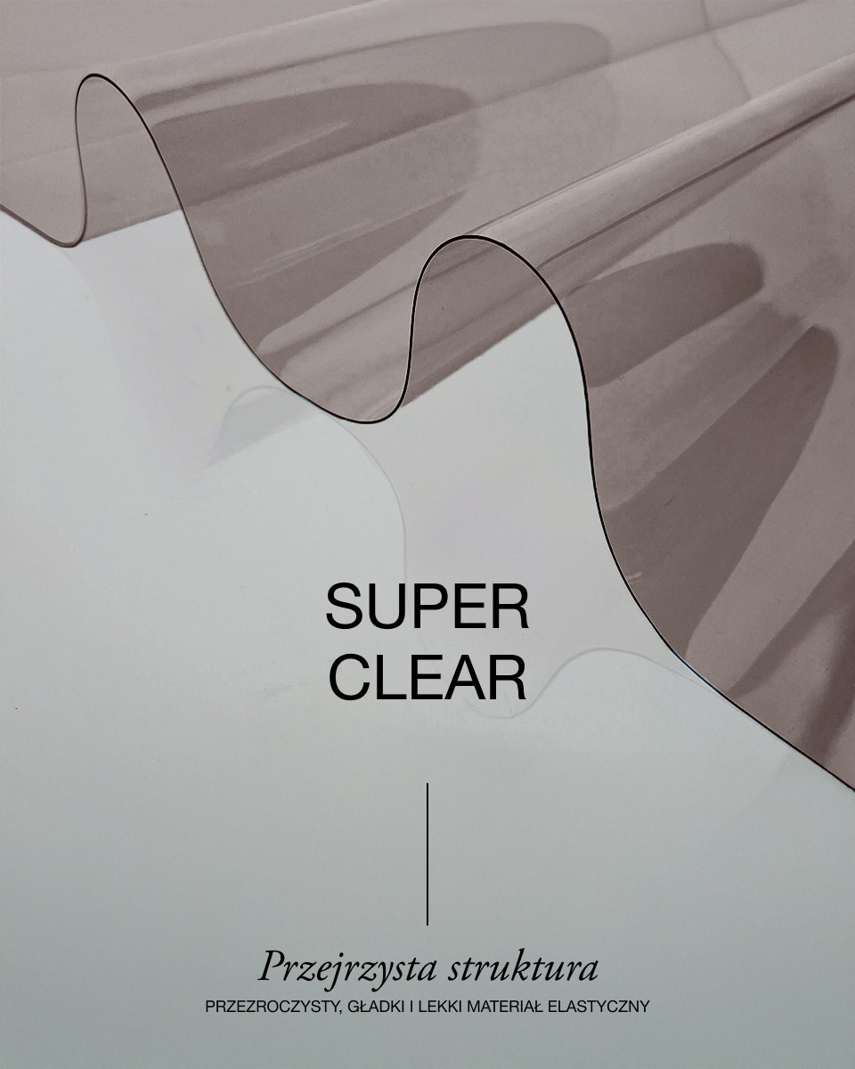 Technische transparente PVC-Folie Braun 0,50 mm