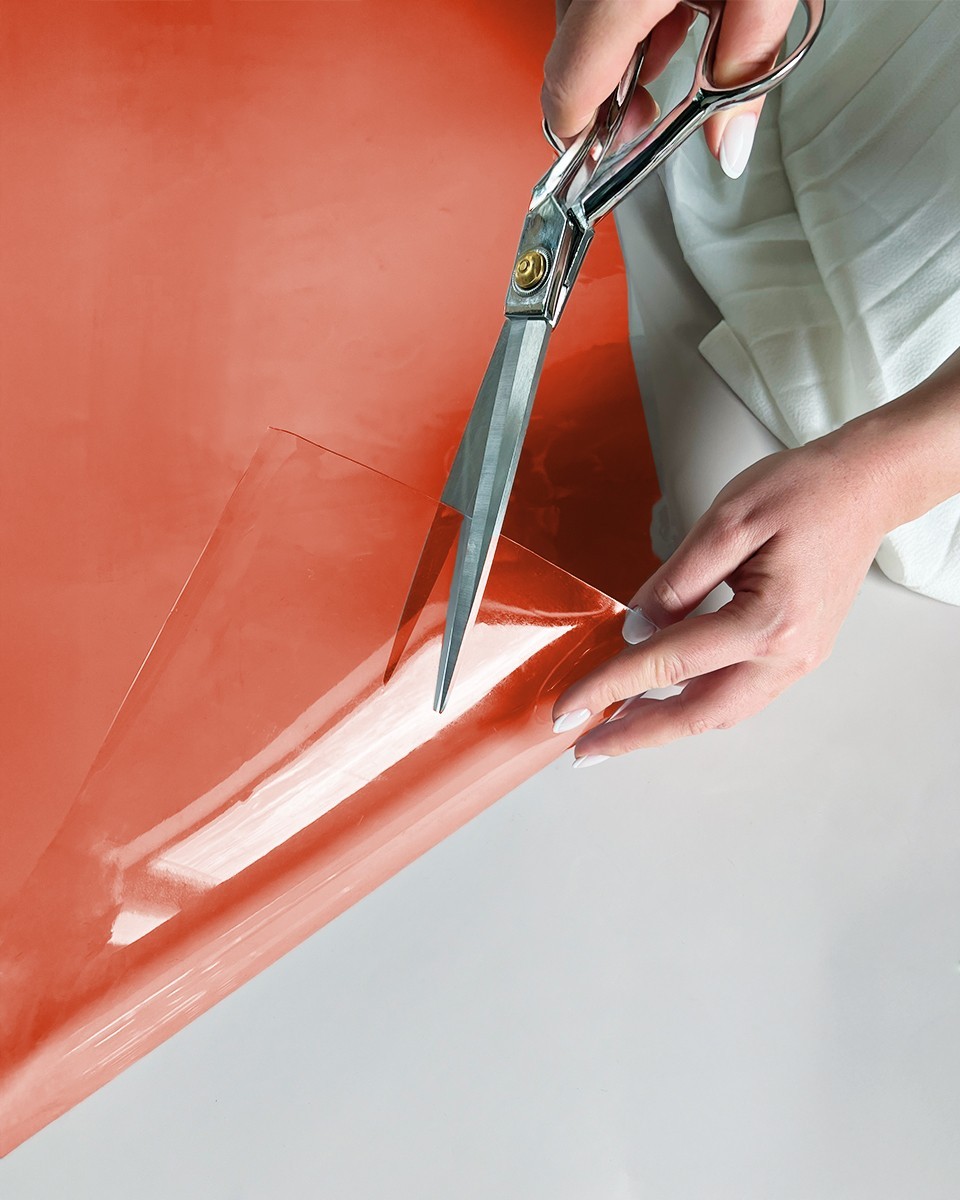 Technische transparente PVC-Folie Rot 0,50 mm Technische transparente PVC-Folie Rot 0,50 mm