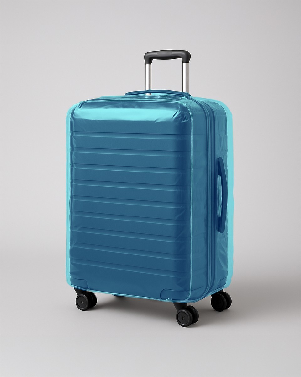 Technische transparente PVC-Folie Blau 0,50 mm