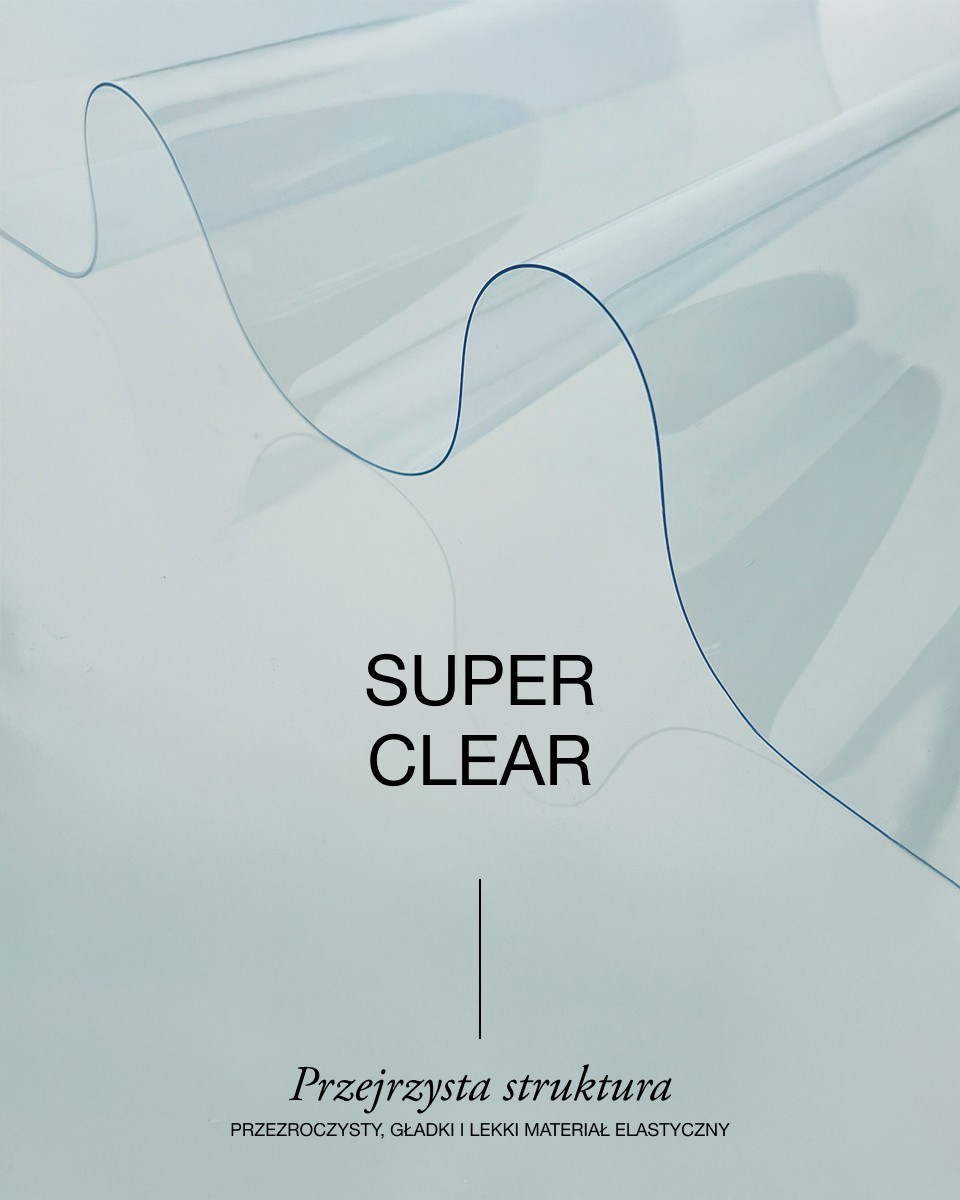 Technische transparente PVC-Folie 0,50 mm