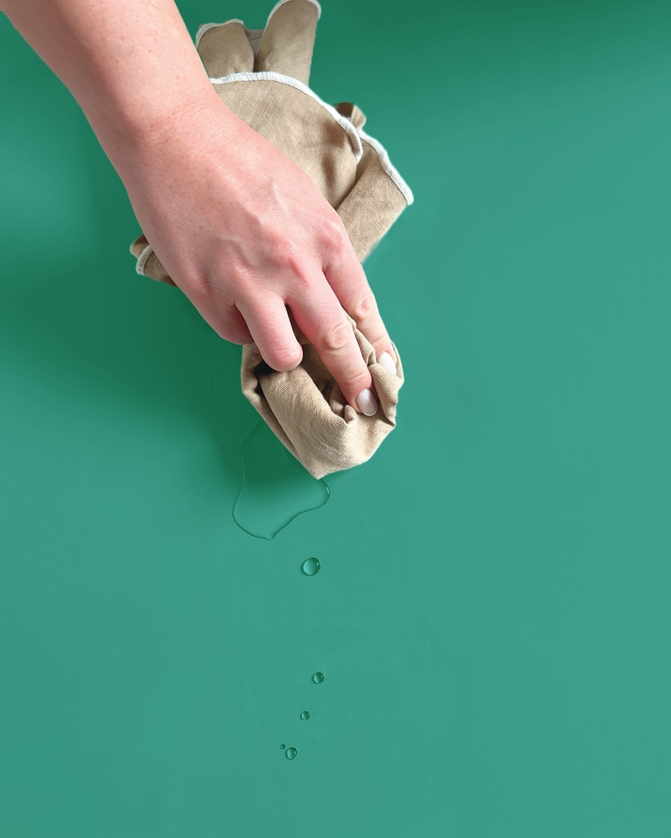 Technická průhledná zelená PVC fólie 0,50 mm