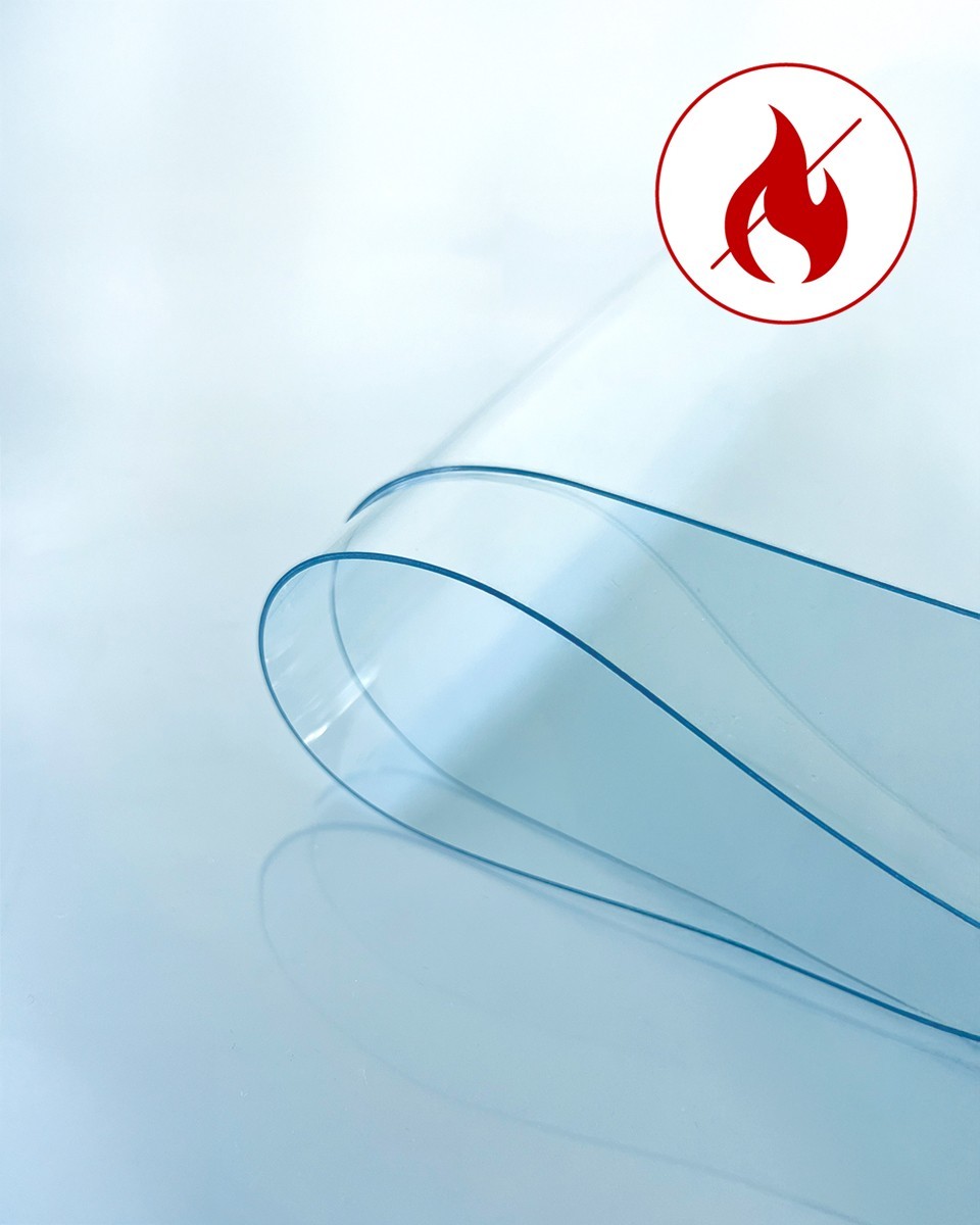 Technická průhledná PVC fólie 0,55 mm