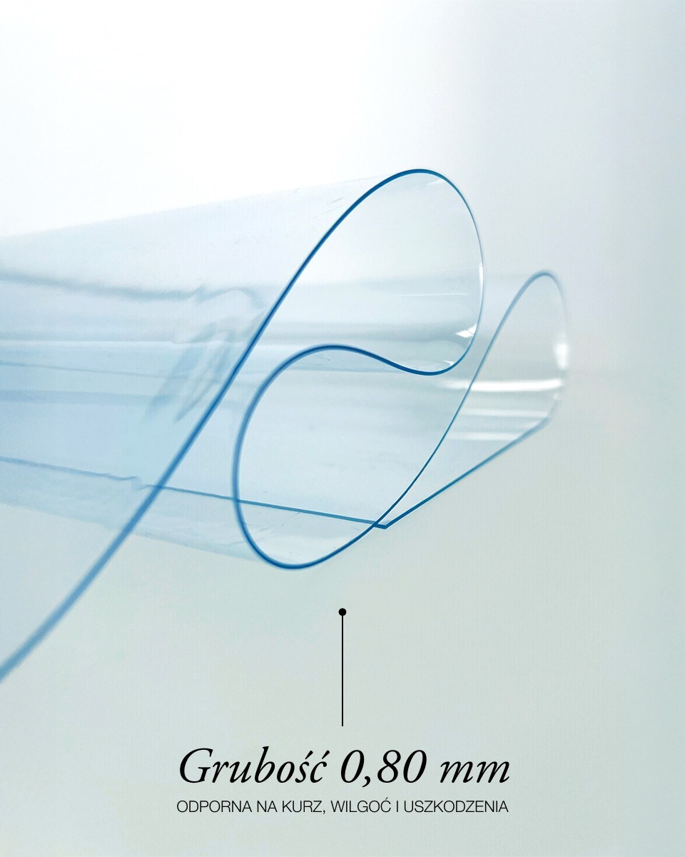 Technická průhledná PVC fólie 0,80 mm