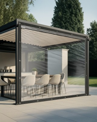 Phthalatfreie transparente PVC-Folie 1,00        mm