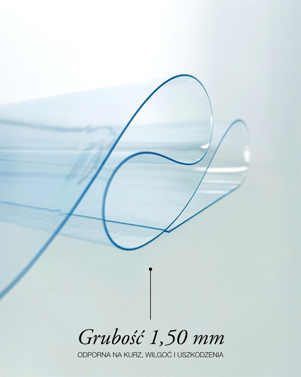 Technische transparente PVC-Folie 1,50 mm