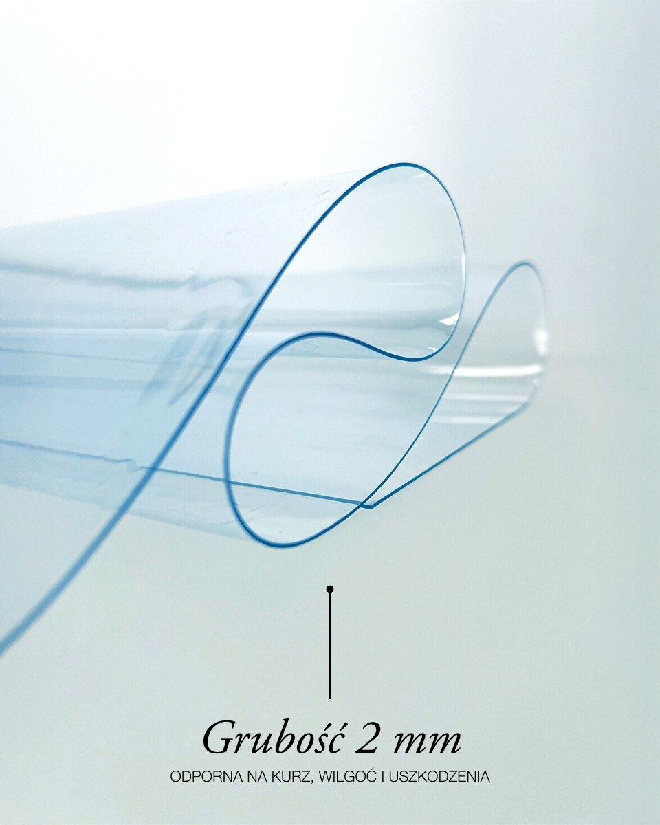 Technische transparente PVC-Folie 2,00 mm