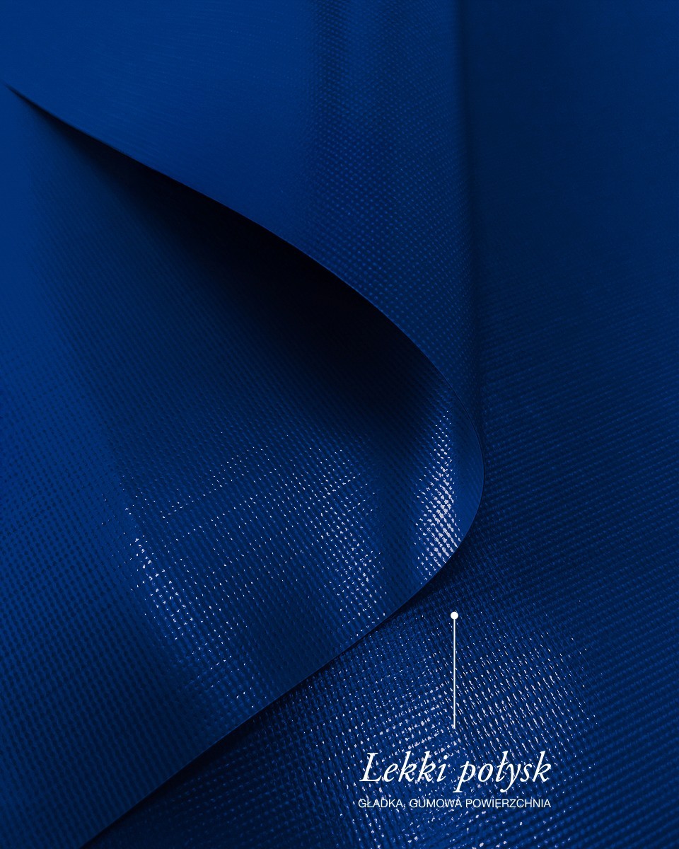 Polyester tarpaulin fabric 380 g/m² (115) cornflower blue Polyester tarpaulin fabric 380 g/m² (115) cornflower blue
