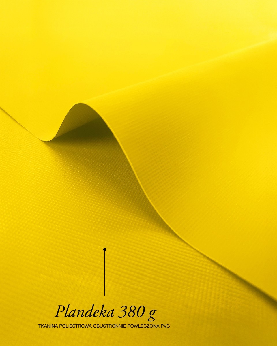 Polyester-Tarpaulin-Gewebe 380 g/m² (506) Gelb