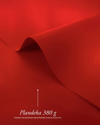 Polyester-Tarpaulin-Gewebe 380 g/m² (620) Rot