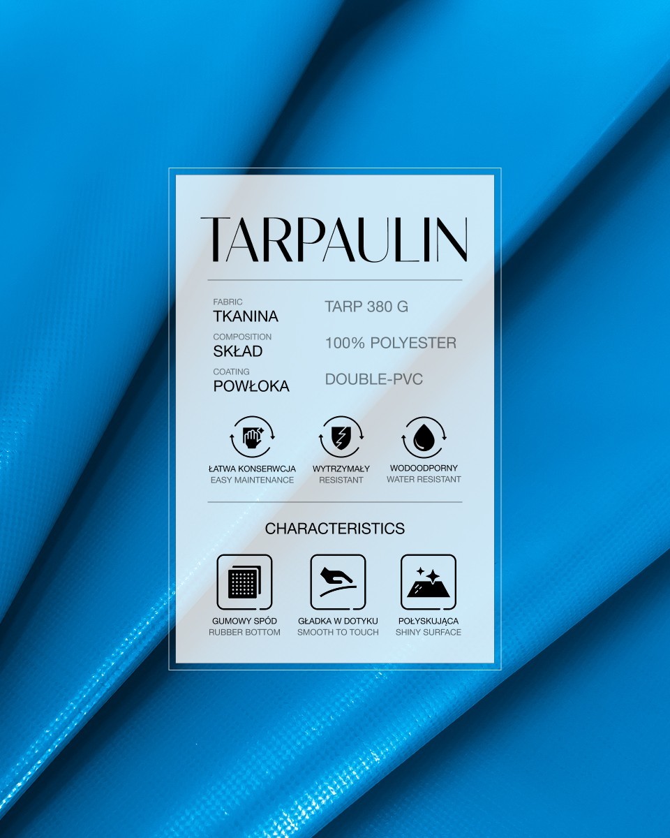 Polyester-Tarpaulin-Gewebe 380 g/m² (918) Blau