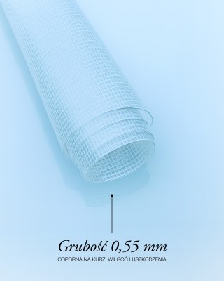 Průhledná vyztužená plachta 0,55 mm